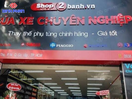 Làm bảng hiệu sửa xe