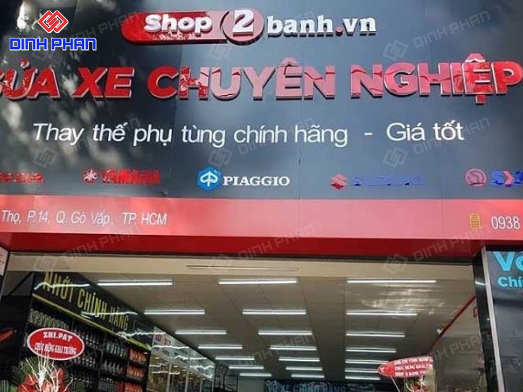 Làm bảng hiệu sửa xe