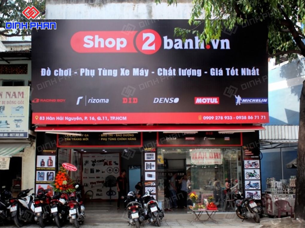 Làm bảng hiệu sửa xe