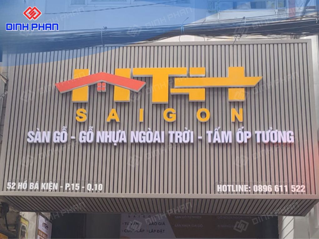 Chi phí làm bảng hiệu tôn sóng bao nhiêu? Làm bảng hiệu tôn sóng