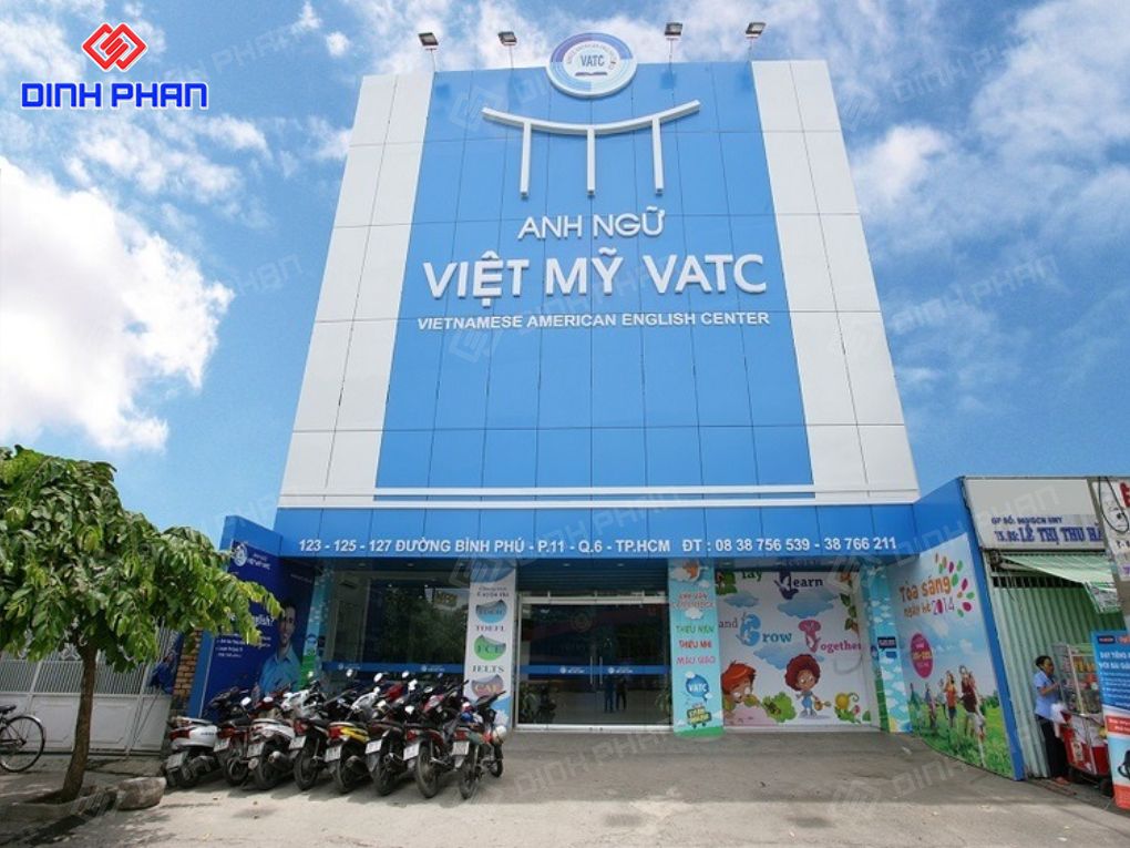Làm bảng hiệu trung tâm ngoại ngữ