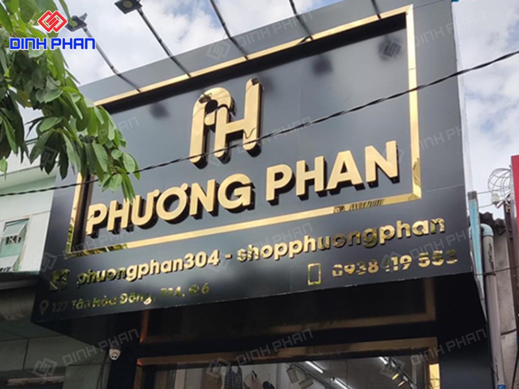 Đơn vị thi công biển quảng cáo chữ nổi uy tín Thi công biển quảng cáo chữ nổi