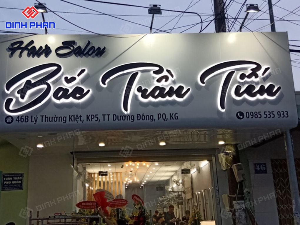 Đơn vị thi công biển quảng cáo chữ nổi uy tín Thi công biển quảng cáo chữ nổi