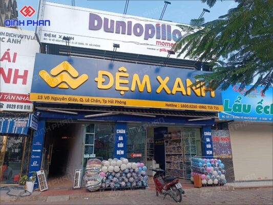 Biển alu chữ nổi
