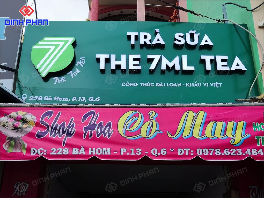 Biển alu chữ nổi