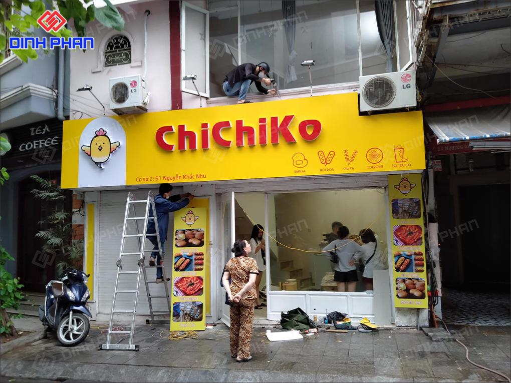 Biển alu chữ nổi