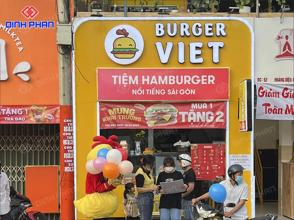 Biển alu chữ nổi