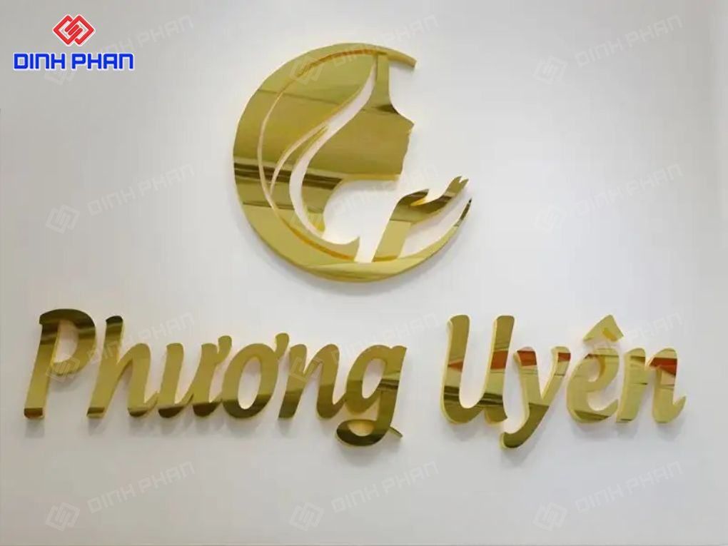 chữ alu dán tường