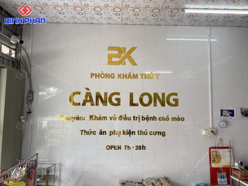 chữ alu dán tường