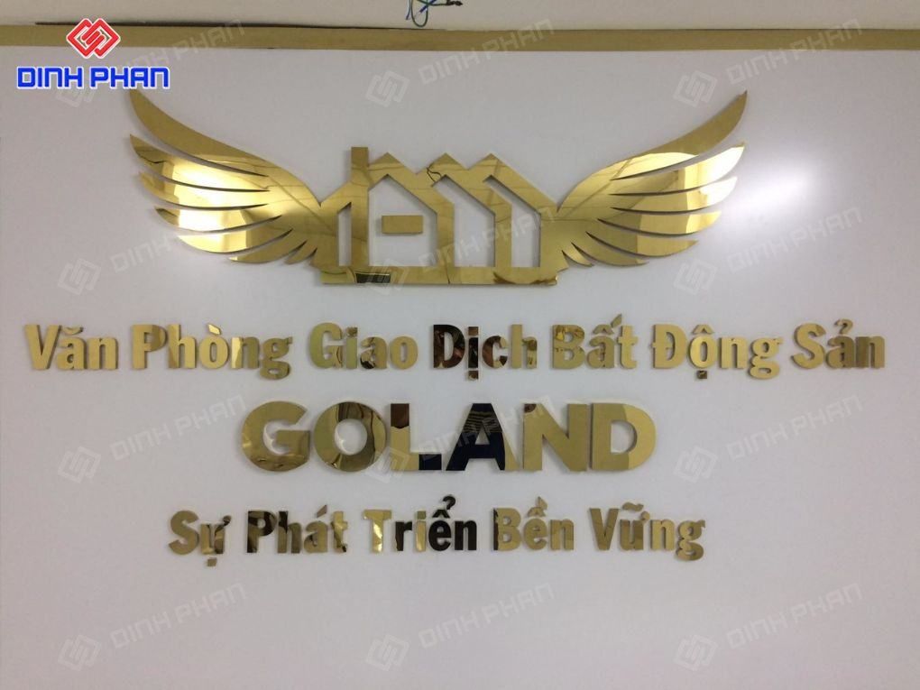chữ alu dán tường